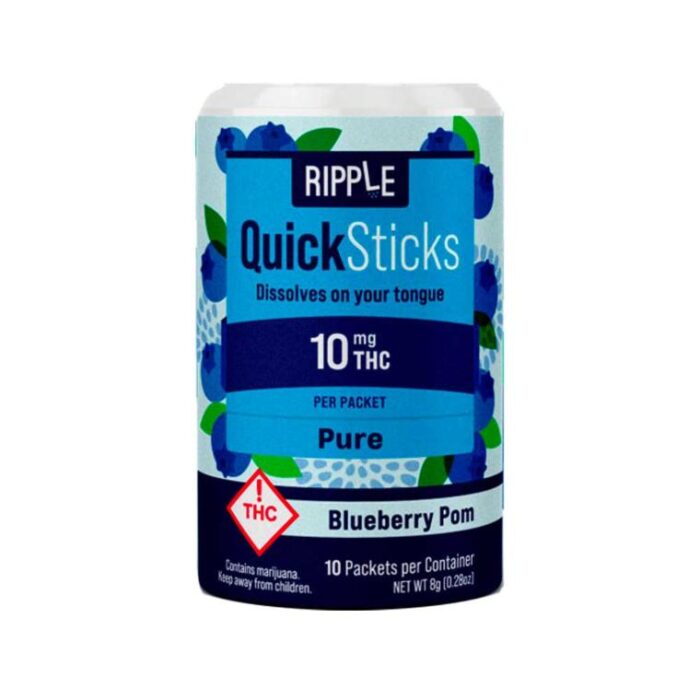 Ripple - Quicksticks - Pure - Blueberry Pom - Hybrid - THC 100mg - Image 1