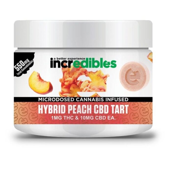 Incredibles - Tarts - 10:1 Peach 50mg - Image 1