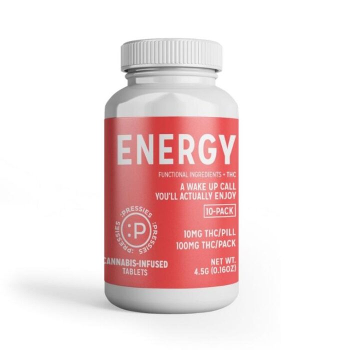 Pressie - Energy 10mg 10-pack - Sativa - 100mg - Image 1