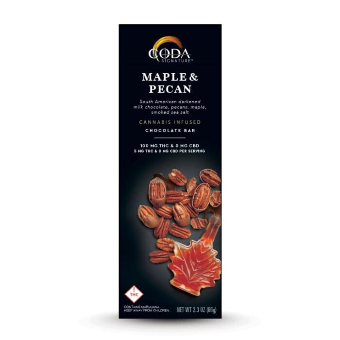 part-428648-1.jpg Coda - Bar - Maple & Pecan - Hybrid - THC 100mg - Image 1