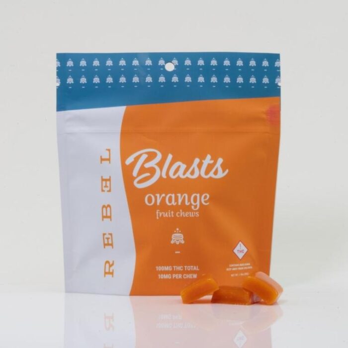 Rebel - Blasts - Orange 100mg - Image 1